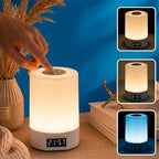 Smart Bedside Lamp with Digital Clock & Remote Control | ঘড়ি ও রিমোট কন্ট্রোল স্মার্ট বেডসাইড ল্যাম্প