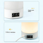 Smart Bedside Lamp with Digital Clock & Remote Control | ঘড়ি ও রিমোট কন্ট্রোল স্মার্ট বেডসাইড ল্যাম্প