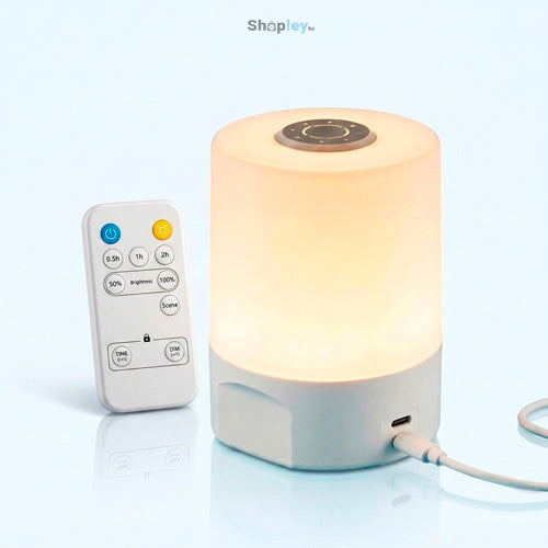 Smart Touch & Remote Control Bedside Lamp-স্মার্ট টাচ ও রিমোট ন্ট্রোল বেডসাইড ল্যাম্প