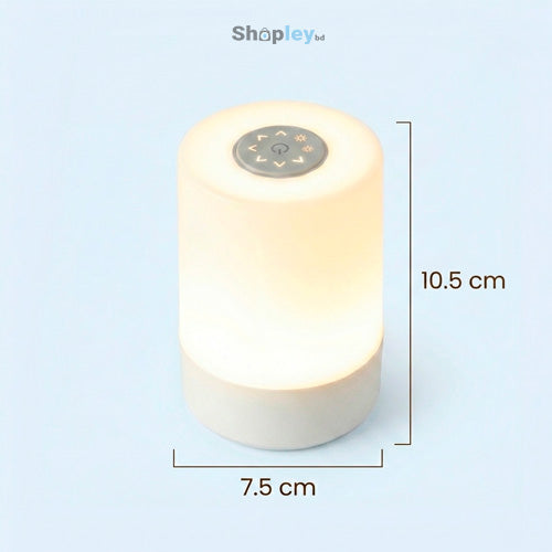 Smart Touch Control Bedside Lamp - স্মার্ট টাচ কন্ট্রোল বেডসাইড ল্যাম্প