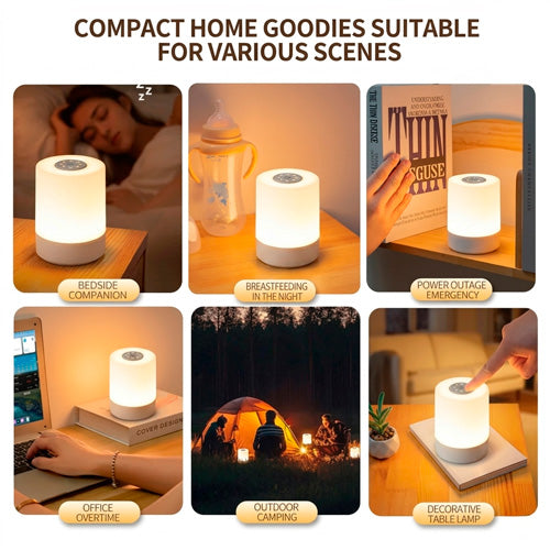 Smart Touch Control Bedside Lamp - স্মার্ট টাচ কন্ট্রোল বেডসাইড ল্যাম্প