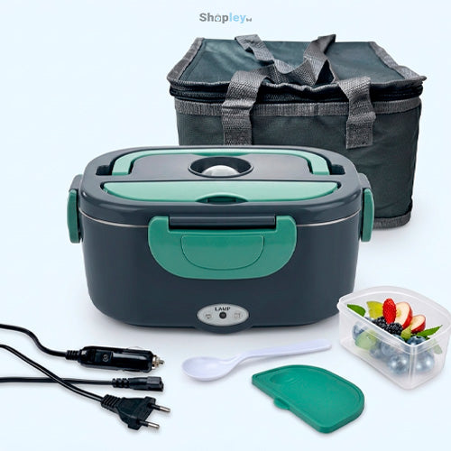 Portable Electric Lunch Box – Fast Food Heating Lunch Box with Insulated Carry Bag