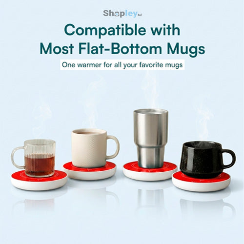 Smart Mug Warmer for Coffee, Tea & Drinks – 3 Adjustable Temperature -স্মার্ট মাগ ওয়ার্মার
