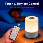 Smart Touch & Remote Control Bedside Lamp-স্মার্ট টাচ ও রিমোট ন্ট্রোল বেডসাইড ল্যাম্প