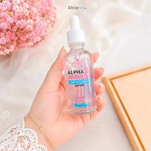 Alpha Arbutin 3 Plus Collagen Face Serum for Pigmentation, Uneven Skin Tone & Hydrated Skin