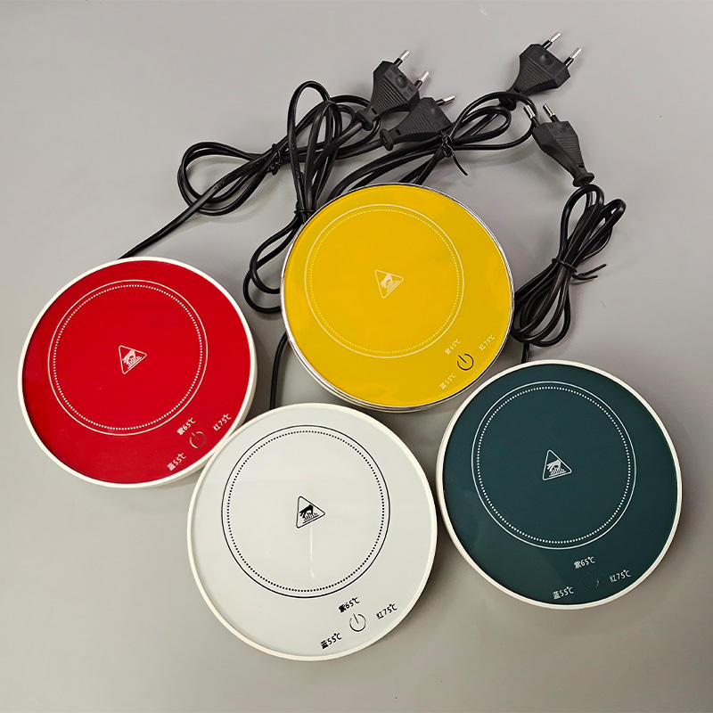 Hot Wholesale Sale Heating coaster Thermotatic Tempered Glass Water Coffee Mug Warmer Cup Heater