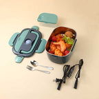 Portable Electric Lunch Box – Fast Food Heating Lunch Box with Insulated Carry Bag