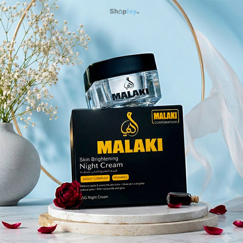 Malaki Skin Brightening Night Cream 25g for Dark Spots, Pigmentation & Brightening Skin
