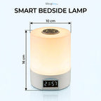 Smart Bedside Lamp with Digital Clock & Remote Control | ঘড়ি ও রিমোট কন্ট্রোল স্মার্ট বেডসাইড ল্যাম্প