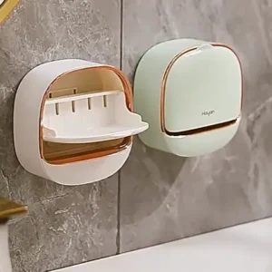 GREENSIDE Wall Mounted Soap Box with Lid
