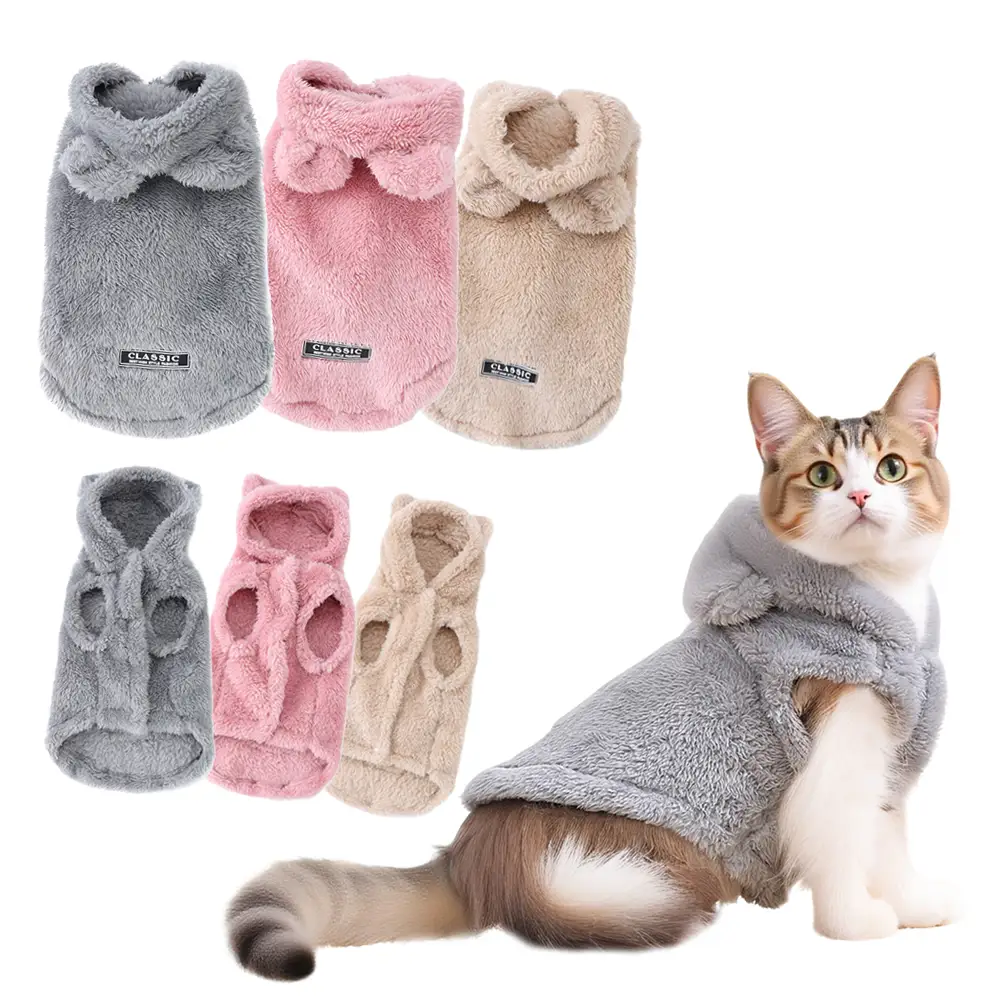Hooded Cat Coat